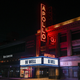 A nighttime view of the Apollo Theater with a marquee that reads “Be Well” as the coronavirus continues to spread across the United States on April 9, 2020 in New York City.